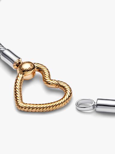 Pandora Moments ormkedjearmband med hjärtlås