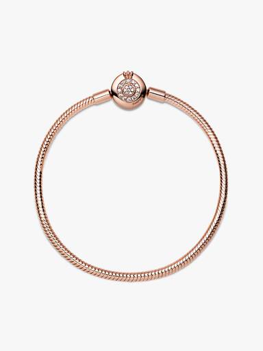Pandora Moments glittrande Crown O-ormkedjearmband