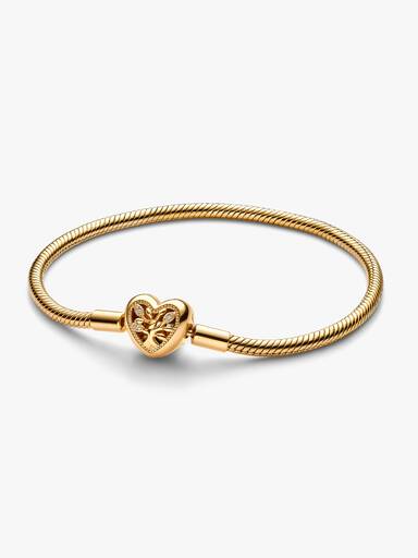 Pandora Moments ormkedjearmband med hjärtlås
