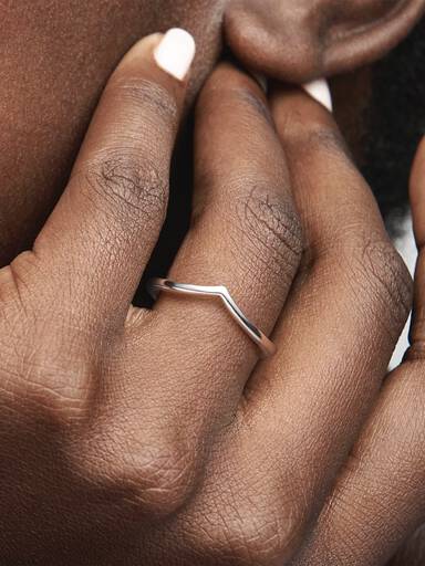 Polerad wishbone-ring