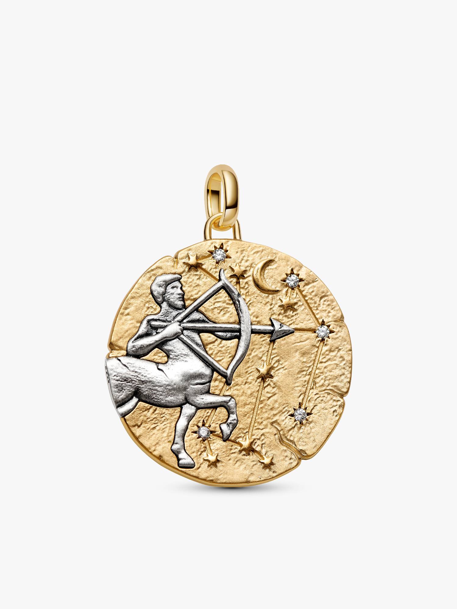 Stor medaljongberlock med stjärntecknet Skytten