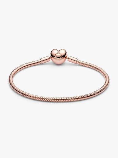 Pandora Moments ormkedjearmband med hjärtformat lås