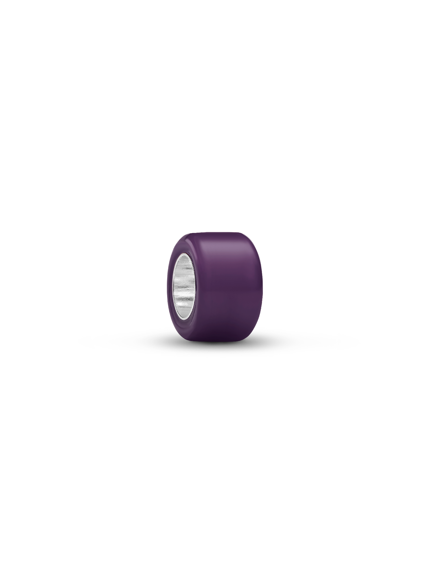 Miniberlock i lila muranoglas