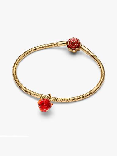 Disney Skönheten och Odjuret, förtrollade rosen hängberlock