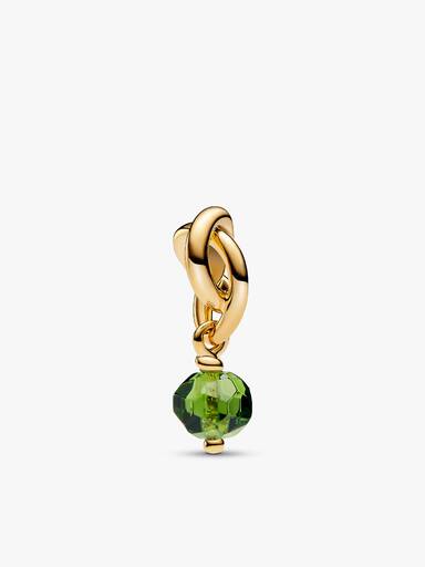 Augusti Graverbar Hängande Berlock Halsband Set