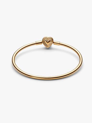 Armring med hjärtformat lås