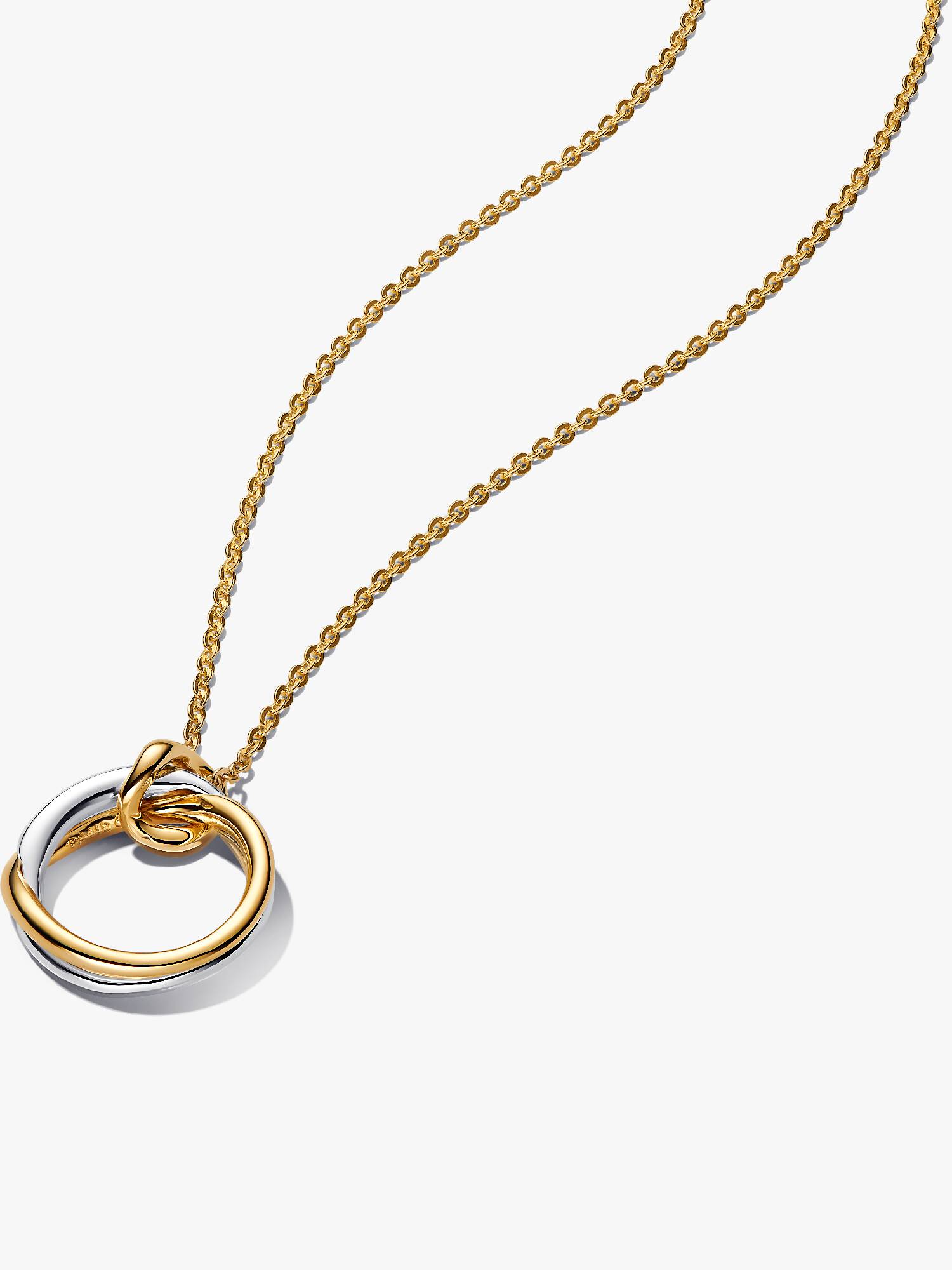 Halsband med tvåtonat hängsmycke