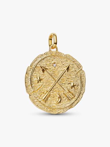 Medaljongberlock med korsade pilar