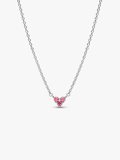 Collierhalsband med hjärtformat hänge