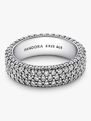 Pandora Timeless pavéprydd treradig ring