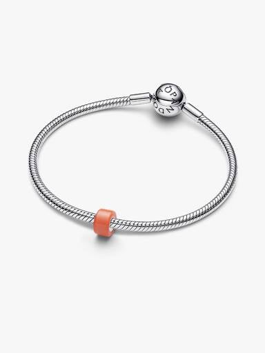 Miniberlock i orange muranoglas
