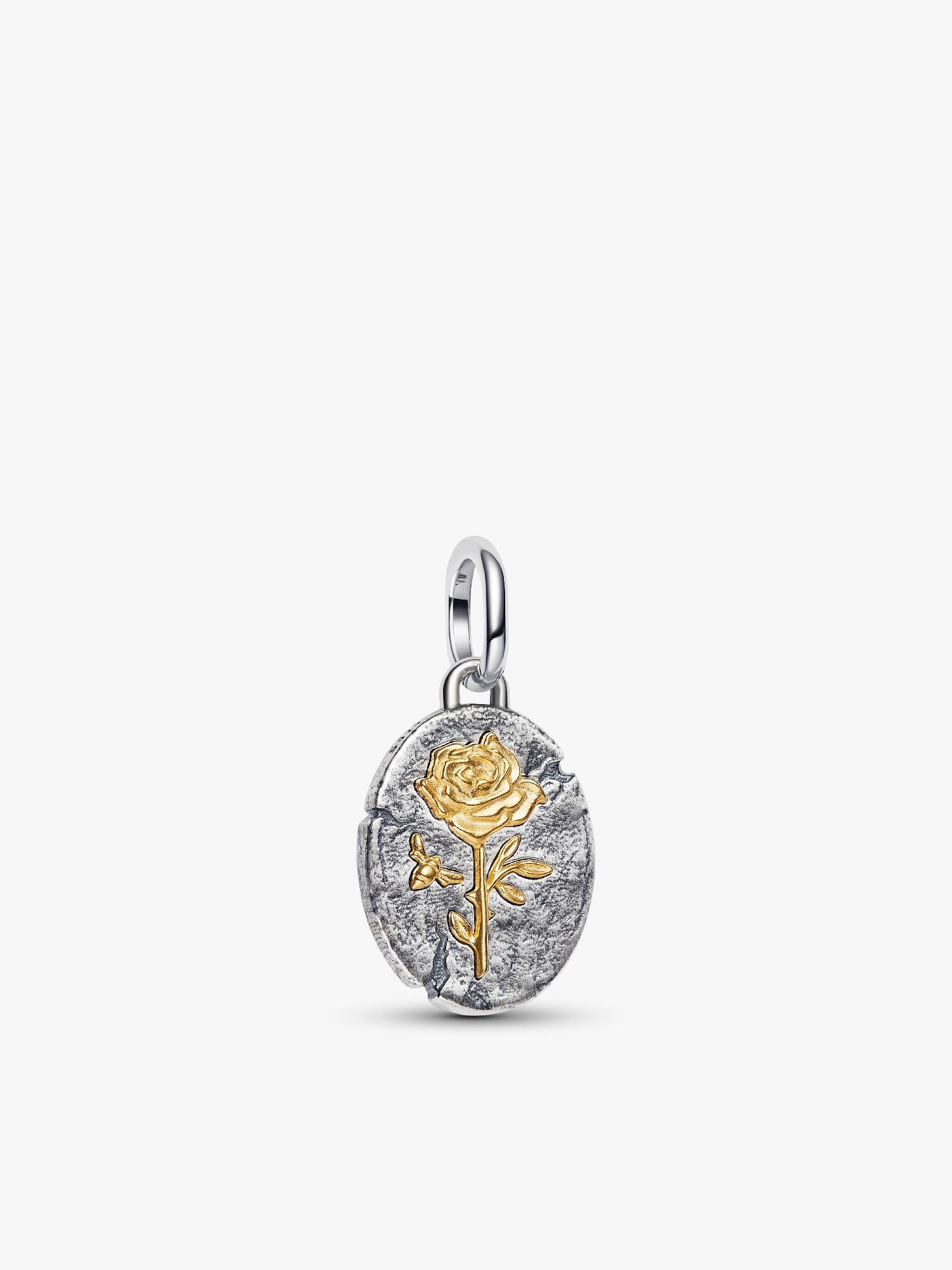 Medaljongberlock ros