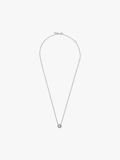 Round Sparkle Halo Halsband