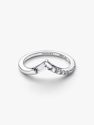 Tiara baguette pavéglittrande bandring
