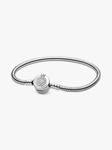 Pandora Moments glittrande Crown O-ormkedjearmband